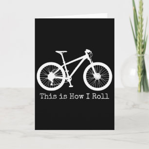 Cartão Ciclismo de Bicicleta de Montanha Mtb Ciclismo Div
