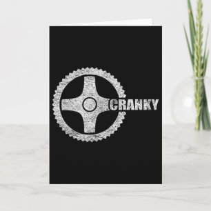 Cartão Ciclista Crank de Bicicleta Ciclista Crank de Bici