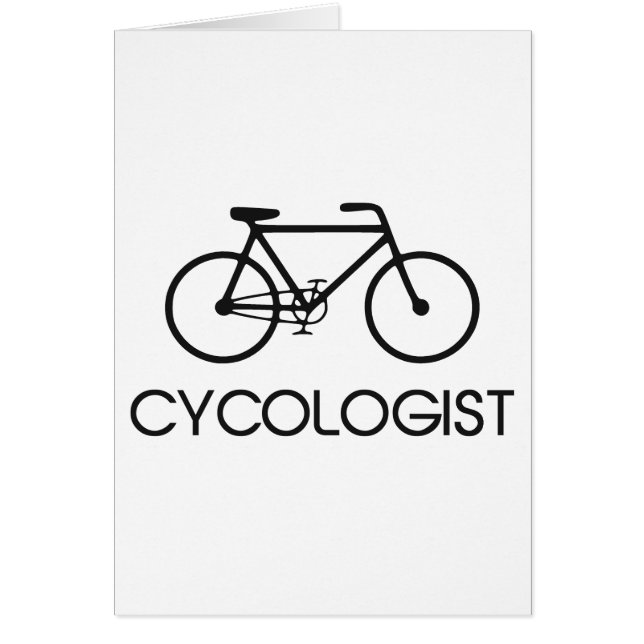 Cartão Ciclo do ciclismo de Cycologist (Frente)