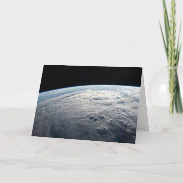 Cartão Ciclone Tropical Idai Acima Da Costa Da África. (Frente)