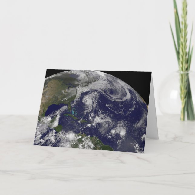 Cartão Ciclones Tropicais Katia, Lee, Maria E Nate. (Frente)