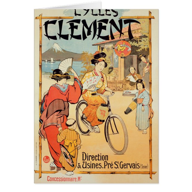 Cartão Ciclos pre Santo-Gervais clemente (Frente)