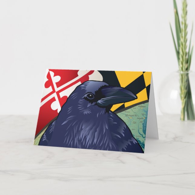 Cartão Cidadão Raven, Maryland nunca mais (Frente)