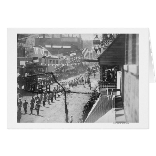 Cartão Cidadãos de Deadwood Comemoram 2 (Frente Horizontal)