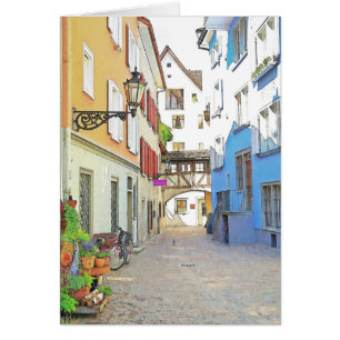 Cartão Cidade Austríaca Para Amigo