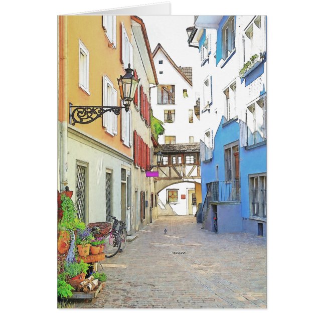 Cartão Cidade Austríaca Para Amigo (Frente)