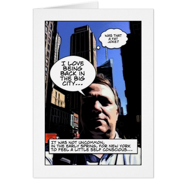 Cartão cidade autoconsciente (Frente)