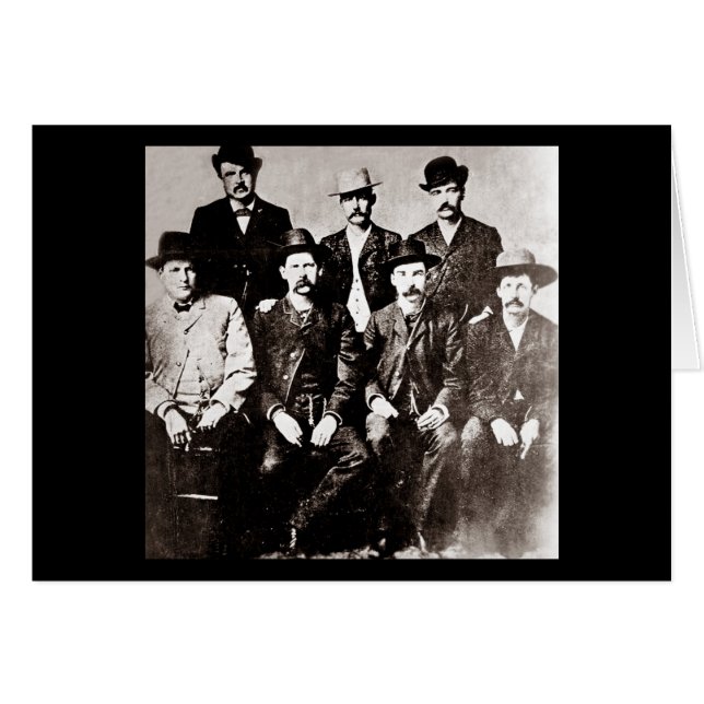 Cartão Cidade da "comissão de Dodge paz" cerca de 1883 (Frente Horizontal)