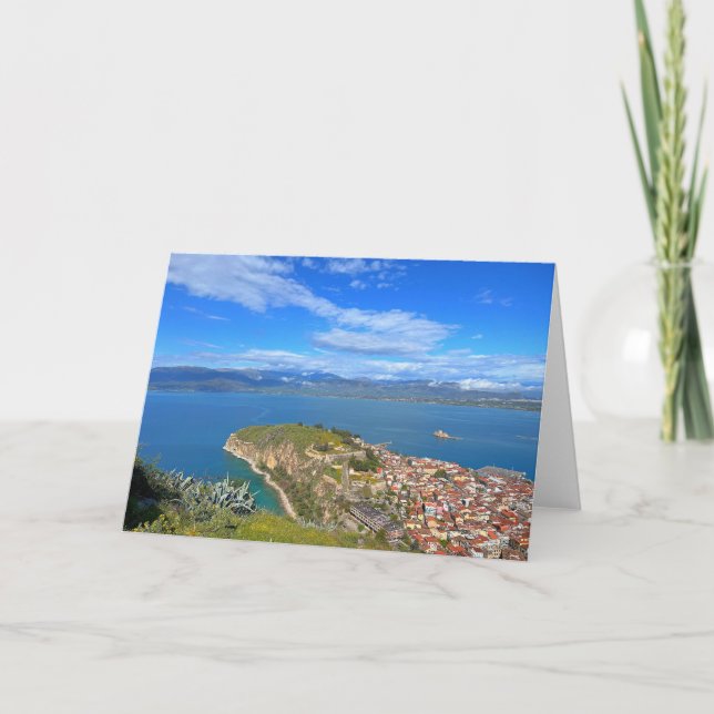 Cartão Cidade Da Grécia Nafplion (Frente)