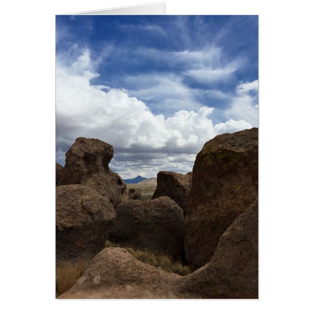 Cartão Cidade das Rochas em Deming, NM (Frente)