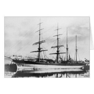 Cartão Cidade de Adelaide Navio Clipper 2 1800s