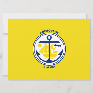 Cartão Cidade de Anchorage (Alasca)