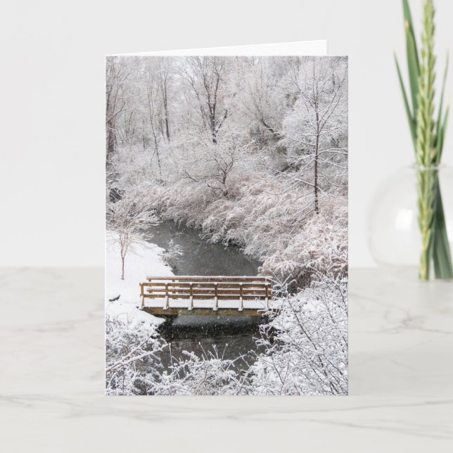 Cartão Cidade de Brook em janeiro (Frente)