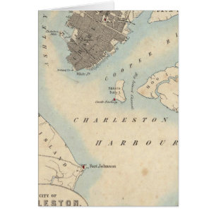 Cartão Cidade de Charleston, Carolina do Sul