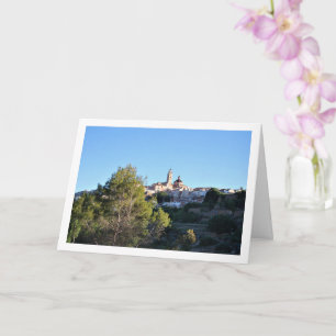 Cartão Cidade de Chelva na Montanha, Espanha