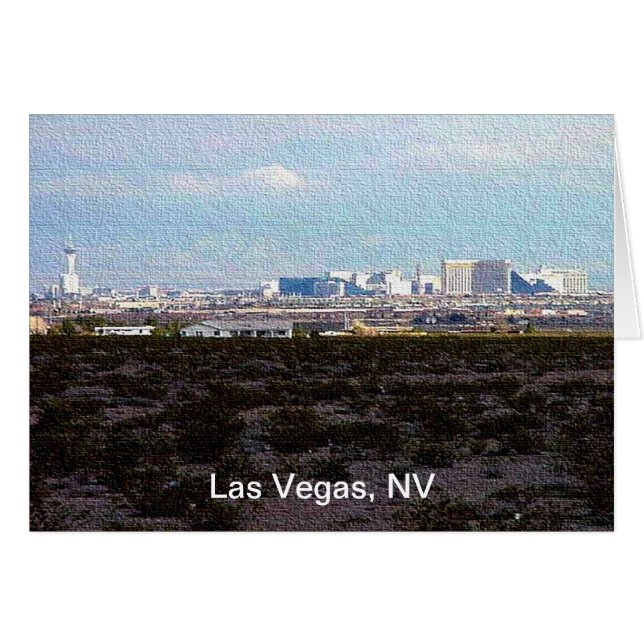 Cartão Cidade de Las Vegas (Frente Horizontal)