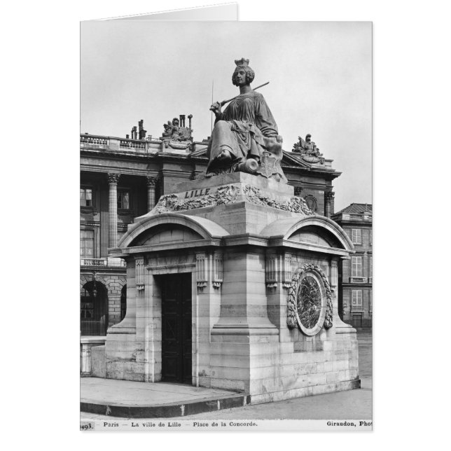 Cartão Cidade de Lille, 1838 (Frente)