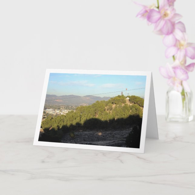 Cartão Cidade de Lliria, Valência, Espanha (Orquídea)