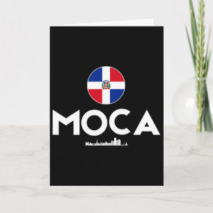 Cartão Cidade de Moca República Dominicana Mulheres Homen