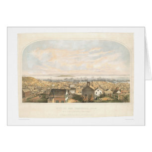 Cartão Cidade de San Francisco, CA 1852 (1065A)