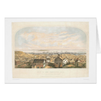 Cartão Cidade de San Francisco, CA 1852 (1065A)