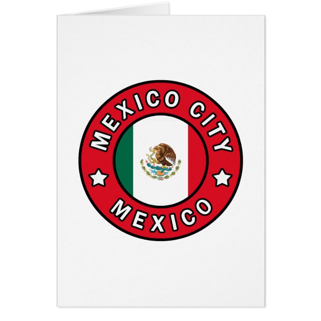Cartão Cidade do México México (Frente)