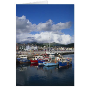 Cartão Cidade e Porto, Dingle, Condado de Kerry,