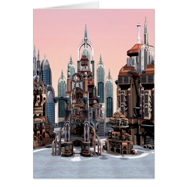 Cartão Cidade Futurística (Frente)