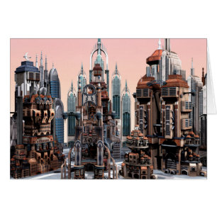 Cartão Cidade Futurística