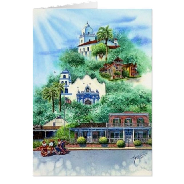 CARTÃO CIDADE VELHA, SAN DIEGO (Frente)