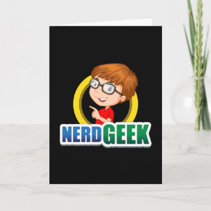 Cartão Ciência do Geek do nerd Matemática Computação Engr