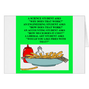 Cartão ciência que projeta o design svvountant