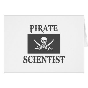 Cartão Cientista Pirata