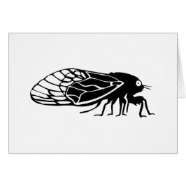 Cartão Cigarras - Cigales - Magicicadas - zumbido do