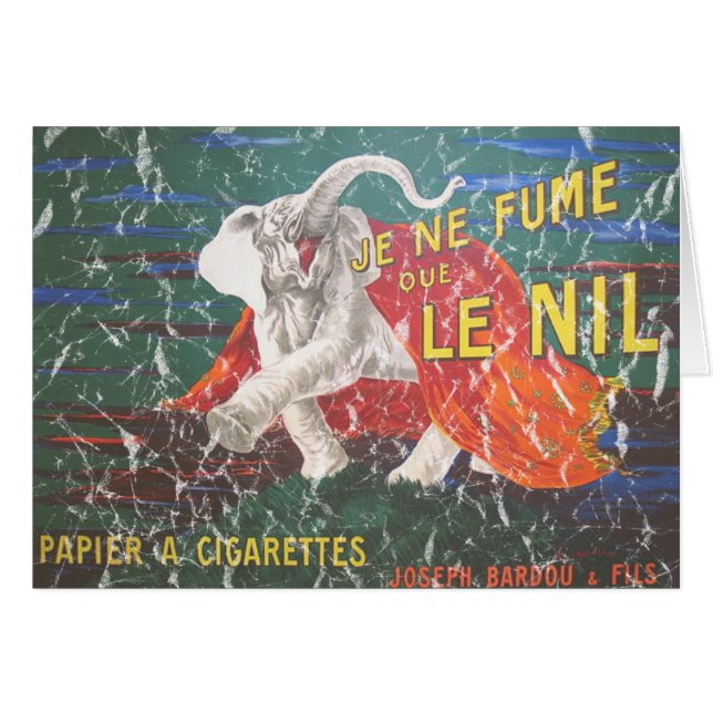 Cartão Cigarros elefantes-1900 - aflitos (Frente Horizontal)