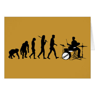 Cartão Cilindros de Dubstep do baterista e do jazz da