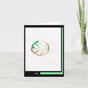 Cartão Cinco adesivos