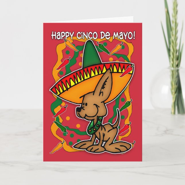 Cartão Cinco De Mayo (Frente)
