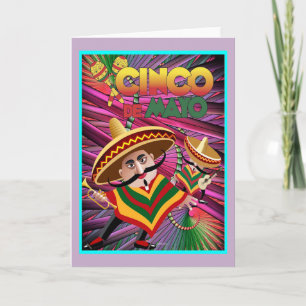 Cartão Cinco de Mayo