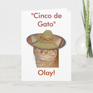 Cartão Cinco de Mayo