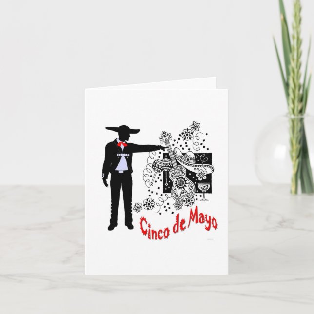 Cartão Cinco de Mayo (Frente)