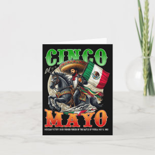 Cartão Cinco De Mayo Batalha De Puebla 1862 Mexicanos Wo