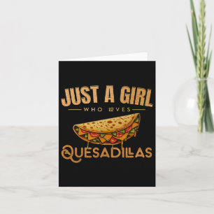 Cartão Cinco De Mayo Comida Apenas Uma Menina Que Ama Que
