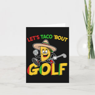 Cartão Cinco De Mayo Deixa O Taco Esconder Golfe Camisa E