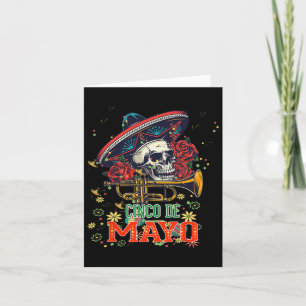Cartão Cinco de Mayo Fiesta Design Viva México Camisa 5 D