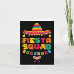 Cartão Cinco de Mayo Fiesta Squad Family Matching Group A