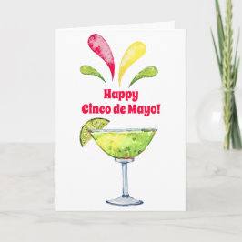 Cartão Cinco de Mayo Margarita