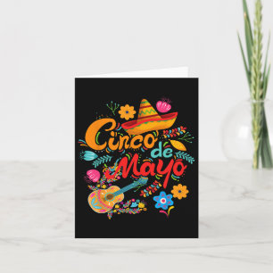 Cartão Cinco De Mayo Mexicano