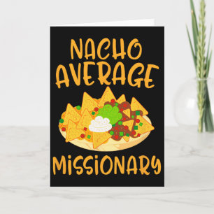 Cartão Cinco De Mayo Nacho Average Missionary Fiesta Mexi