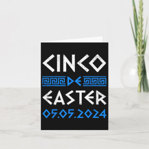 Cartão Cinco de Páscoa Engraçado Cinco De Mayo Orthodox G